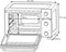 Continental Edison CEMF35R - Electric Minifour 35L Rood - 1500W - Rotissoire, natuurlijke convectie
