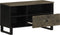 vidaXL - Tv-meubel - 80x33x46 - cm - massief - mangohout - zwart