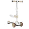 Lionelo Franky - Kinderstep 2in1 - LED wielen - Tot 50kg - Beige