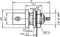Telegärtner 100023437 100023437 BNC-connector Bus, inbouw verticaal 50 Ω 1 stuk(s)