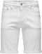 ONLY & SONS ONSPLY WHITE 9297 AZG DNM SHORTS NOOS Heren Jeans - Maat M