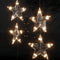 vidaXL - Lichtsnoergordijn - sterren - met - 500 - LED's - en - 8 - functies - warmwit