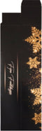 Staafdoos, Glittersterren, karton, 60x60x320mm, Kerstmis, 100 stuks
