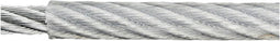 Staalkabel Verzinkt (Ø x l) 2 mm x 120 m dörner + helmer 190041 Transparant