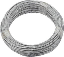Staalkabel Verzinkt (Ø x l) 3 mm x 20 m dörner + helmer 190381 Grijs