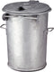 Staalverzinkte afvalemmer 90 liter