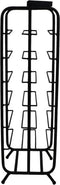Staand wijnrek - 25x25x90 - Zwart - Metaal