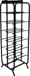 Staand wijnrek - 25x25x90 - Zwart - Metaal