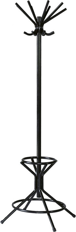Staande kapstok met parapluhouder - Zwart