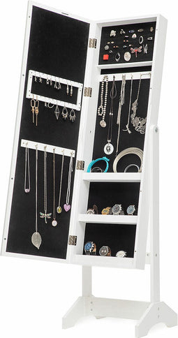 Staande Sieradenkast met Spiegel en Ledverlichting Jewight InnovaGoods