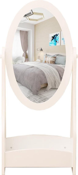 Staande spiegel make up visagie prinses meisje kinderkamer wit