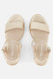 Tamaris Espadrilles - Sleehak met gespsluiting - Goud - Maat 36