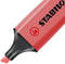 STABILO BOSS ORIGINAL - Markeerstift - Hoogste Kwaliteit - Rood - Doos 10 stuks