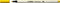 Stabilo - Brushstift pen 568/44 geel | 10 stuks