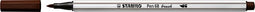 Stabilo - Brushstift pen 568/45 bruin | 10 stuks