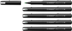 STABILO Dr!ver - Premium Fineliner - 0.8 mm - Groen - Doos 5 Stuks