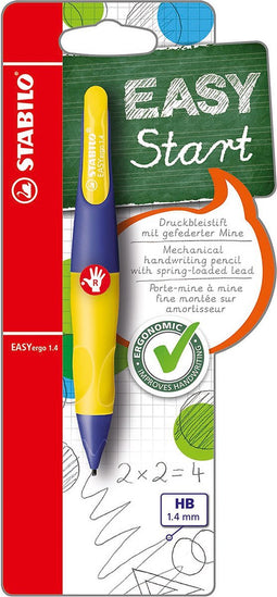 STABILO EASYergo 1.4 - Ergonomisch Vulpotlood - Rechtshandig - Navulbaar - Paars/Neon Geel - Dunne Potloodvulling 1,4 mm