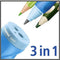 STABILO EASYsharpener - Ergonomische 3 in 1 Puntenslijper - Rechtshandig - Groen - Geschikt Voor Alle Potloden