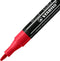 STABILO FREE - Acryl Marker - T100 - Ronde Punt - 1-2 mm - Karmijn Rood - Doos 5 stuks