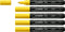 STABILO FREE - Acryl Marker - T300 - Ronde Punt - 2-3 mm - Geel - Doos 5 stuks