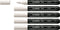 STABILO FREE - Acryl Marker - T300 - Ronde Punt - 2-3 mm - Wit - Doos 5 stuks