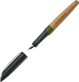 STABILO Grow - Klimaatneutrale* Luxe Vulpen - Mosgroen/Eikenhout