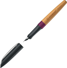STABILO Grow - Klimaatneutrale* Luxe Vulpen - Pruimen Rood/Kersenhout