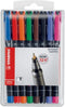 STABILO OHPen universal permanent, 4 Pack permanente marker Zwart, Blauw, Groen, Rood Kogelpunt 4 stuk(s)