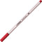 STABILO Pen 68 Brush - Premium Brush Viltstift - Met Flexibele Penseelpunt - Donker Rood - per stuk