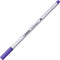 STABILO Pen 68 Brush - Premium Brush Viltstift - Met Flexibele Penseelpunt - Paars - per stuk