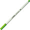 STABILO Pen 68 Brush - Premium Brush Viltstift - Met Flexibele Penseelpunt - Licht Groen - per stuk