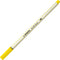 STABILO Pen 68 Brush - Viltstift - Citroen Geel (24)