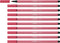 STABILO Pen 68 - Premium Viltstift - Aardbeien Rood - Doos 10 stuks