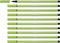 STABILO Pen 68 - Premium Viltstift - Pistache - Doos 10 stuks