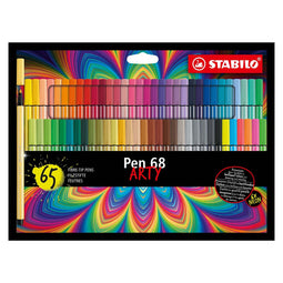 Stabilo pen 68 - viltstift - arty - set met 65 stuks