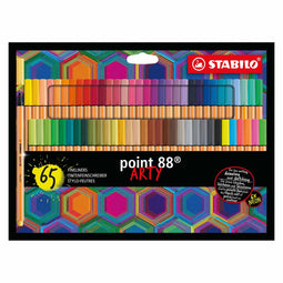 Stabilo point 88 arty etui, 65st.