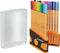 STABILO point 88 - ColorParade - Antraciet/Oranje - Set Met 20 Verschillende Kleuren