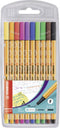 STABILO point 88 - Fineliner 0,4 mm - 30 Stuks Etui - Met 25 Standaard + 5 Neon Kleuren