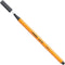 STABILO point 88 - Fineliner 0,4 mm Diep Koud Grijs - per stuk