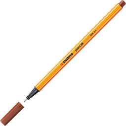 STABILO point 88 - Fineliner 0,4 mm Roodkrijt - per stuk