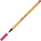 STABILO point 88 - Premium Fineliner - Fine 0,4 mm – Aardbei Rood– Doos 10 stuks