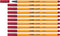 STABILO point 88 - Premium Fineliner - Fine 0,4 mm – Crimson Rood– Doos 10 stuks