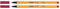STABILO point 88 - Premium Fineliner - Fine 0,4 mm – Crimson Rood– Doos 10 stuks