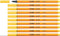 STABILO point 88 - Premium Fineliner - Fine 0,4 mm – Geel– Doos 10 stuks