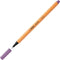 STABILO point 88 - Premium Fineliner - Fine 0,4 mm – Grijs Violet Paars– Doos 10 stuks