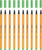 STABILO point 88 - Premium Fineliner - Fine 0,4 mm – Licht Groen– Doos 10 stuks