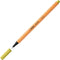 STABILO point 88 - Premium Fineliner - Fine 0,4 mm – Mosterd – Doos 10 stuks