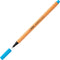 STABILO point 88 - Premium Fineliner - Fine 0,4 mm – Neon Blauw– Doos 10 stuks