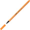 STABILO point 88 - Premium Fineliner - Fine 0,4 mm – Neon Oranje– Doos 10 stuks