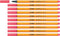 STABILO point 88 - Premium Fineliner - Fine 0,4 mm – Neon Rood– Doos 10 stuks
